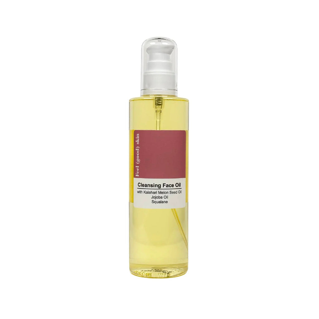 Feel (Good) Skin Cleansing Face Oil – key ingredients: Squalane, Kalahari Melon Seed Oil, Jojoba Oil, Avocado Seed Oil, Sweet Almond Oil
